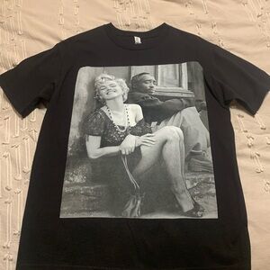 black 2pac & marilyn monroe tee {CUSTOM}